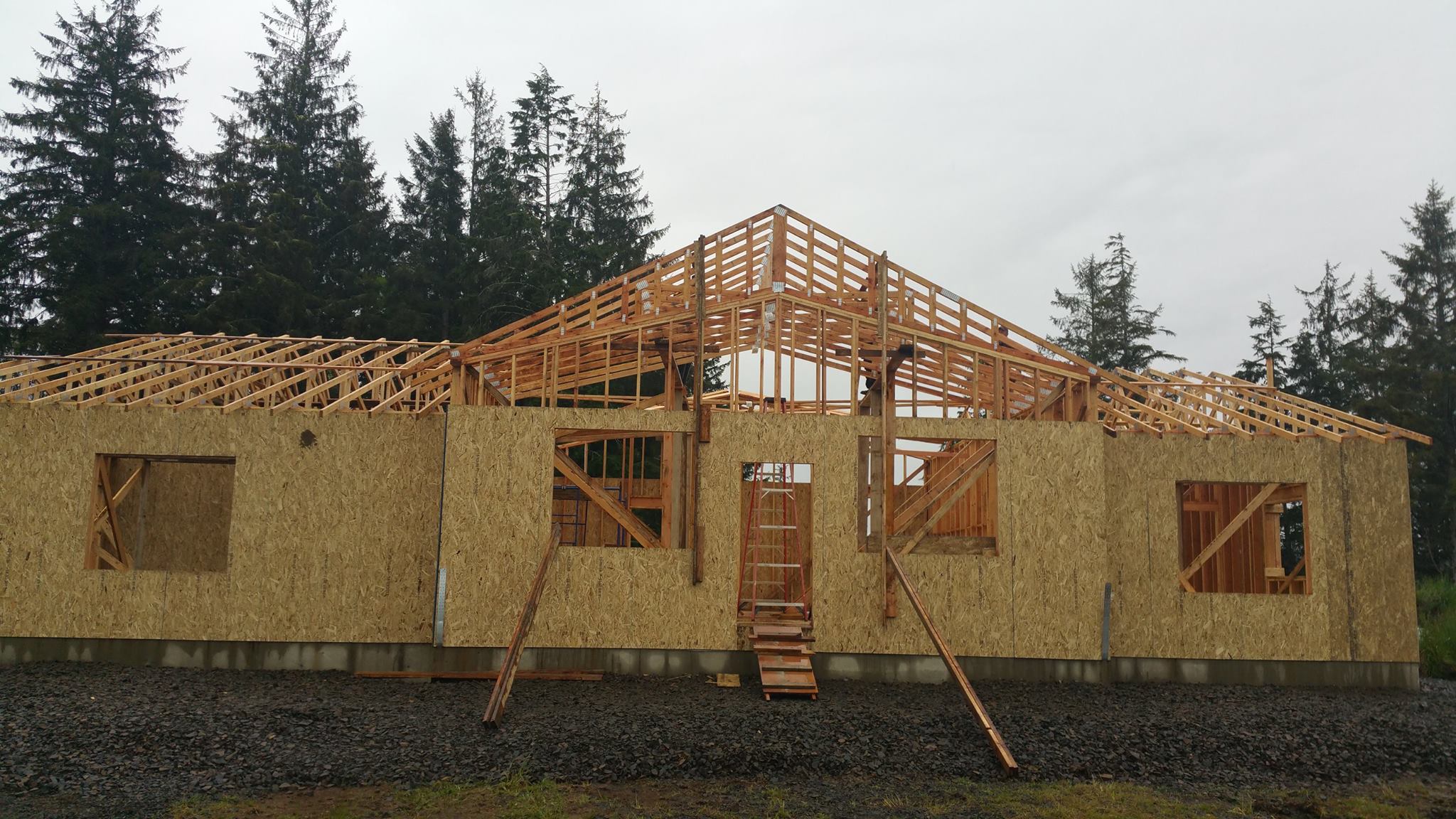 Wrapping up roof truss installation